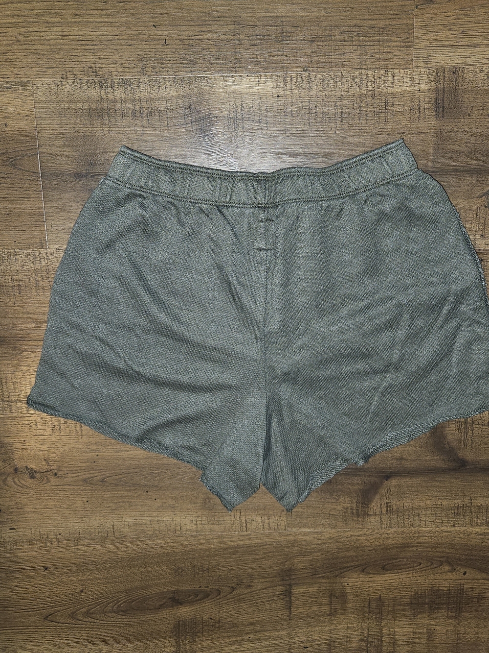 aerie Heathered Green Athletic Lounge Shorts With Pockets - Picture 4 of 5